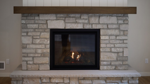 Beautiful Stone Fireplace