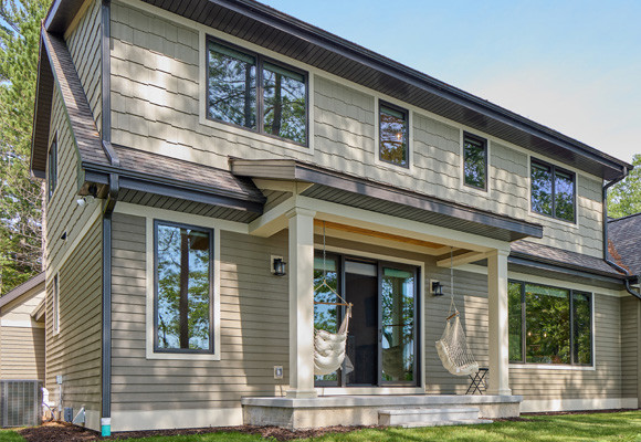 Exterior view of a house