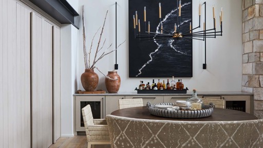Dining Room with Dry Bar