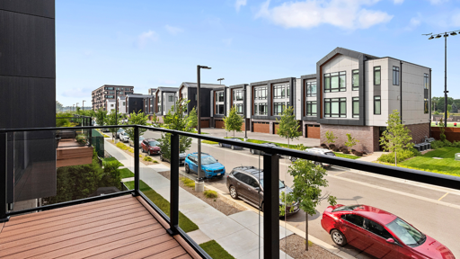 Balcony Facing Townhomes