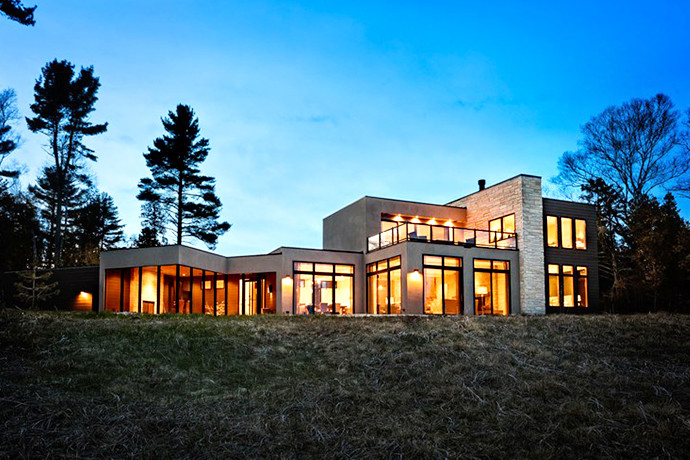 modern home exterior