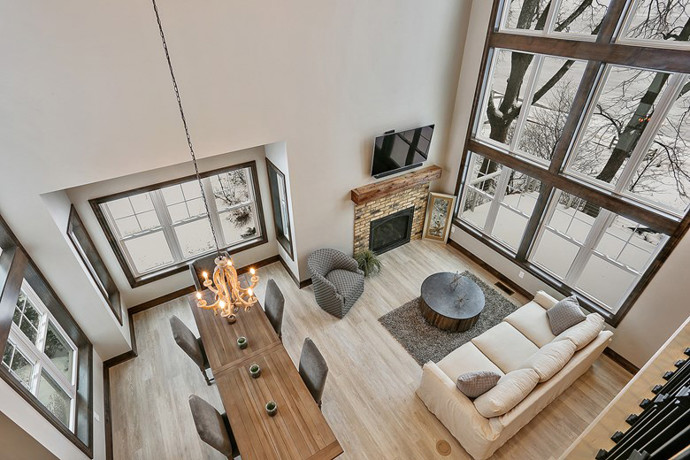 great room view from above