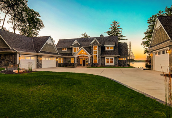Exterior view of a house