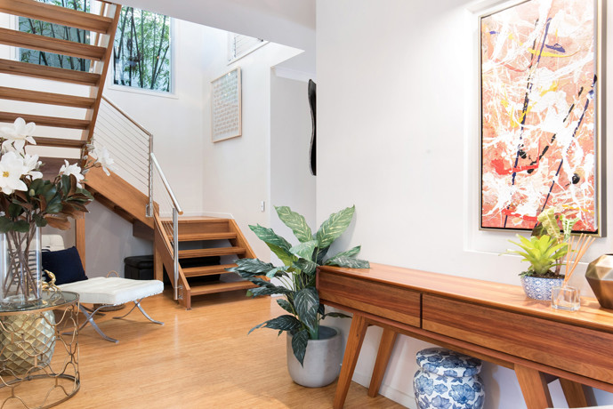 Intricate railings idea for staircase.