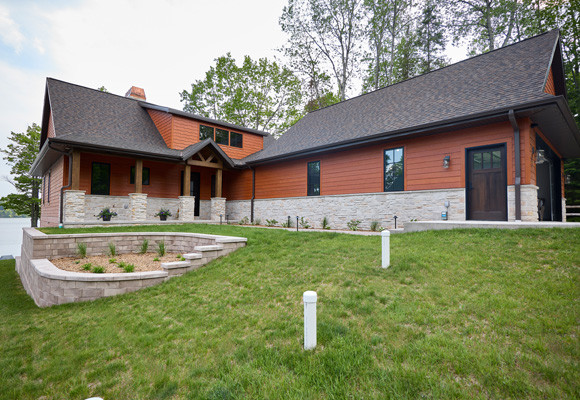 Exterior view of a house